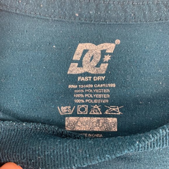 T-Shirt Mens DG Fast n Dry Short Sleeve Tee Shirt Green Size Large Vinta… - Picture 3 of 7